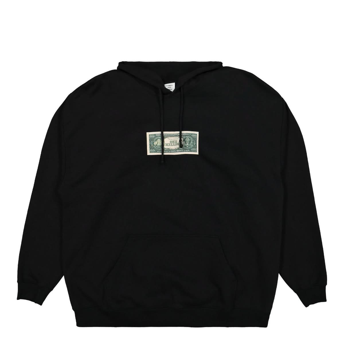 VETEMENTS One in a Million Hoodie Black Detail view 1 | Gate