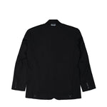 Boxy Single Breasted Jersey Tailored Jacket