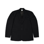 Boxy Single Breasted Jersey Tailored Jacket