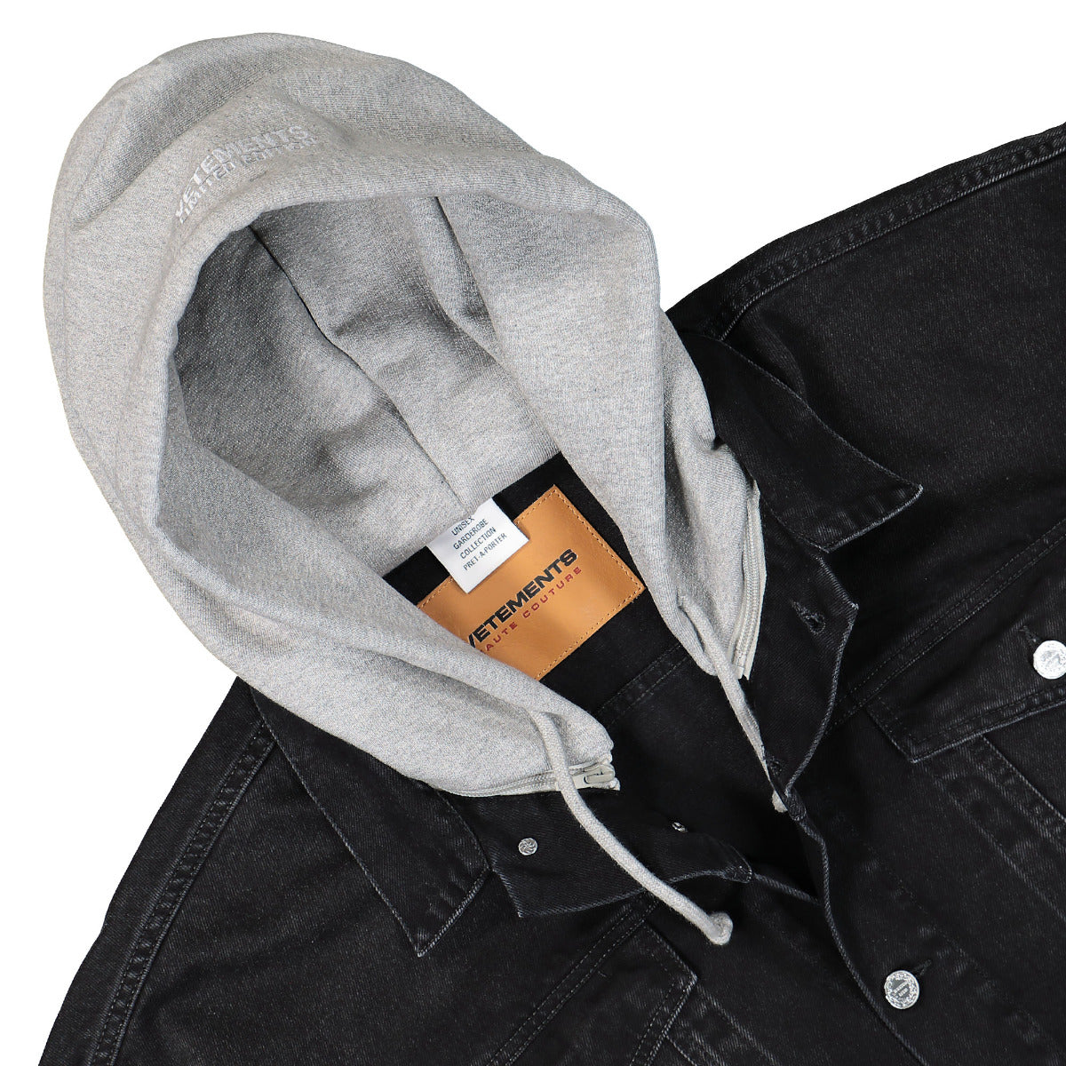 Denim jacket hotsell with detachable hood