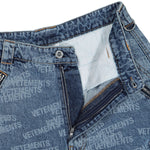 Stamped Logo Big Shape Transformer Jeans
