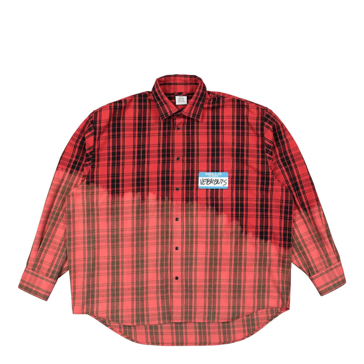Bleached My Name Is Flannel Shirt