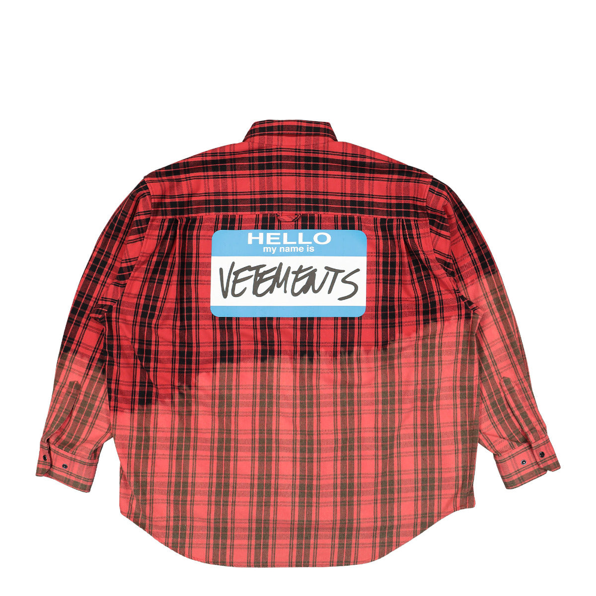 Bleached My Name Is Flannel Shirt