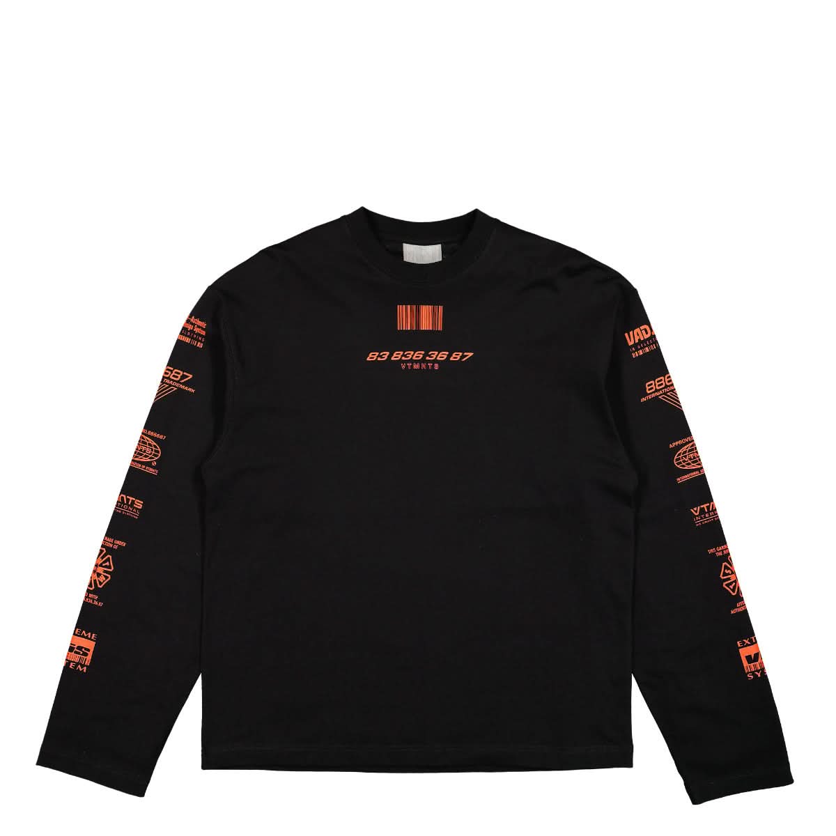 VTMNTS All Rights Reserved Longsleeve Black Detail view 1 | Gate