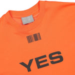 VTMNTS Yes T-Shirt Orange Detail view 3 | Gate