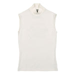 VTMNTS Engraved Sleeveless Turtleneck White Detail view 1 | Gate