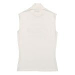 VTMNTS Engraved Sleeveless Turtleneck White Detail view 2 | Gate