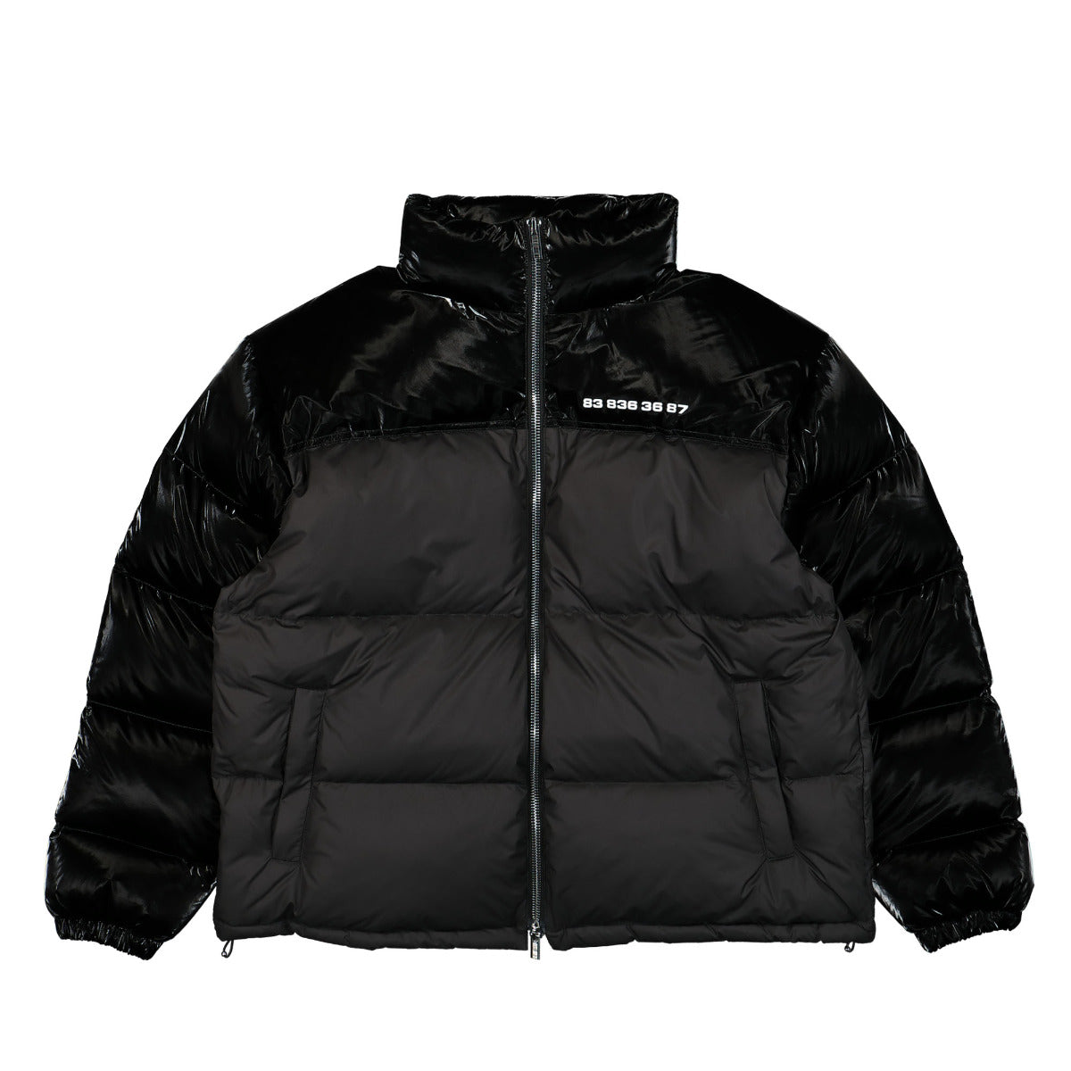 Color Block Puffer Jacket