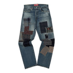 Junya Watanabe - Comme des Garçons Pants Blue Detail view 1 | Gate