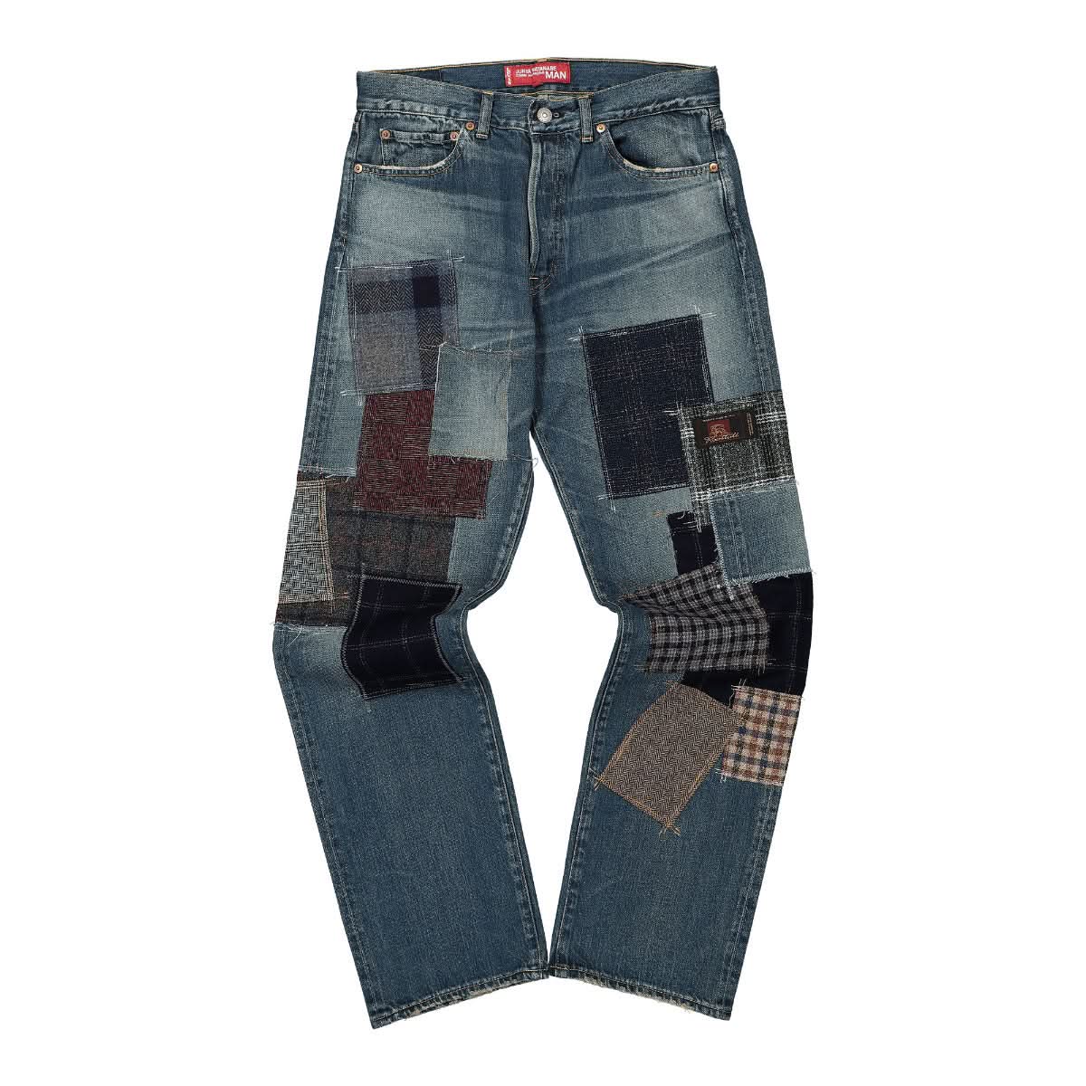 Junya Watanabe - Comme des Garçons Pants Blue Detail view 1 | Gate