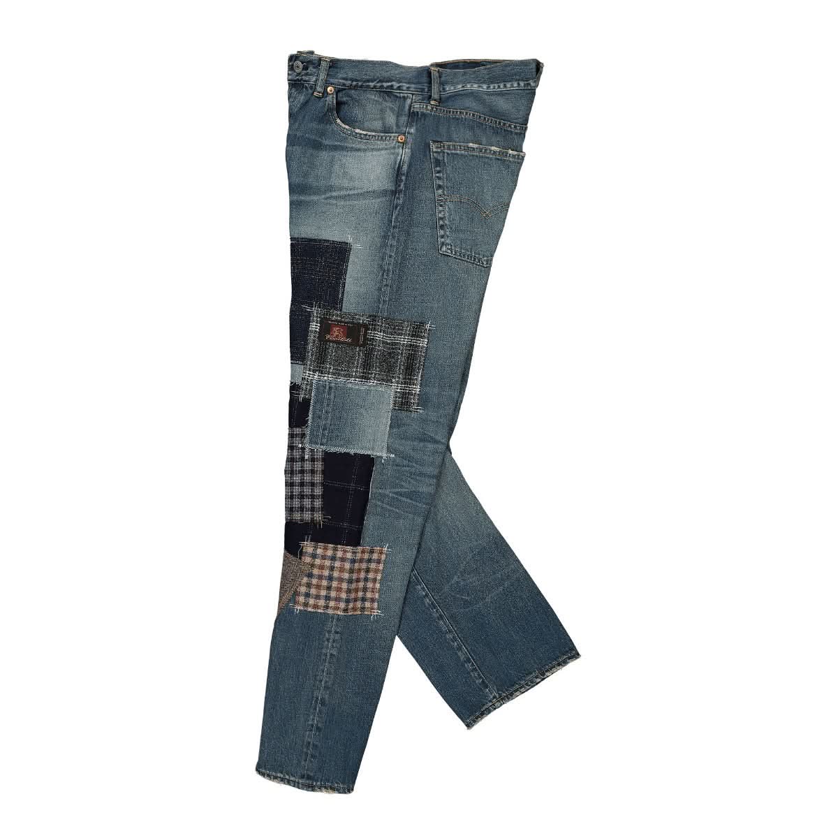 Junya Watanabe - Comme des Garçons Pants Blue Detail view 3 | Gate