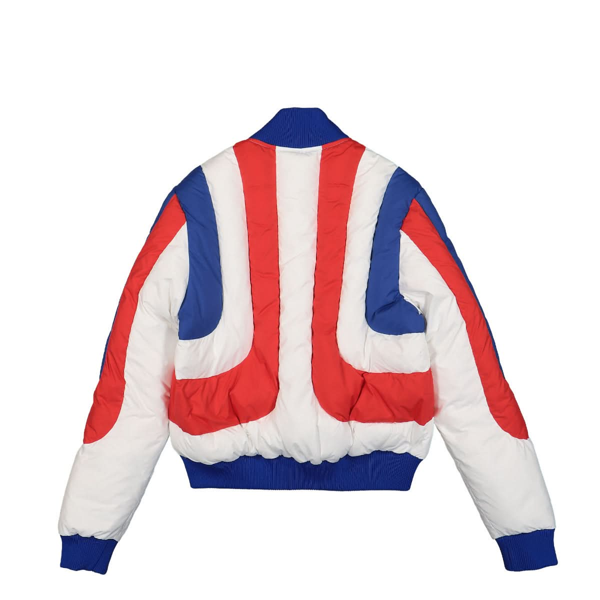 Red white and sale blue bomber jacket