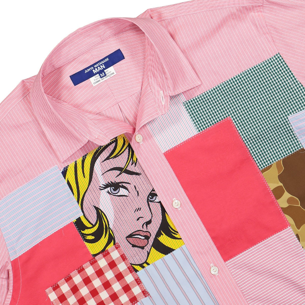 Supreme Comme des Garcons Shirt Patchwork Button Up Shirt Multicolor – The  Magnolia Park
